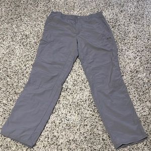 patagonia light grey pants - L